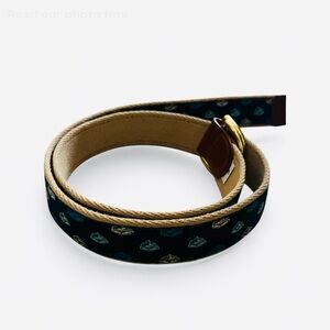Dories Belt Nautical Golf Solid Brass Buckle